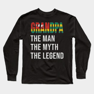 Grand Father Togan Grandpa The Man The Myth The Legend - Gift for Togan Dad With Roots From  Togo Long Sleeve T-Shirt